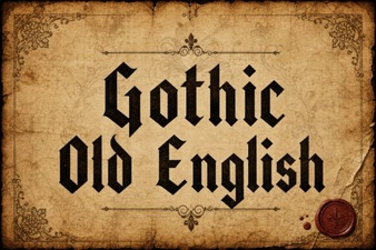 Design with Authentic Gothic Fonts