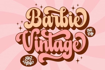 Design a Retro Barbie Logo with Vintage Fonts