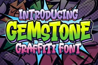 Gemstone Font Styles for Creative Design Projects