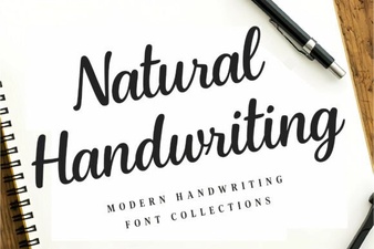 Natural Handwriting Fonts for Authentic Designs