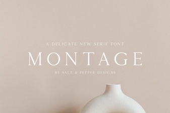 Craft Dynamic Designs with the Montage Font